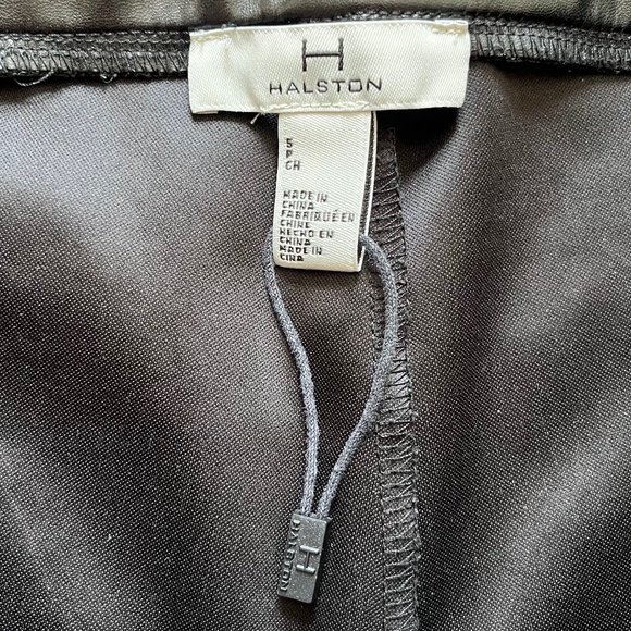 H by Halston Vegan / Faux Leather Black Pants, Size Small - Picture 4 of 6